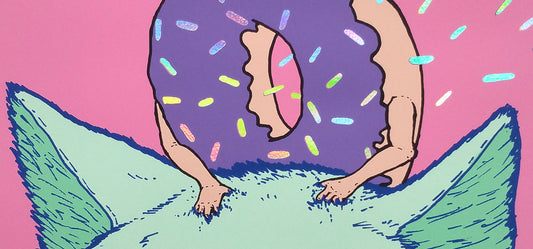 Bob Motown & Megan Lockhart x Serio Press "Donut Let Go"