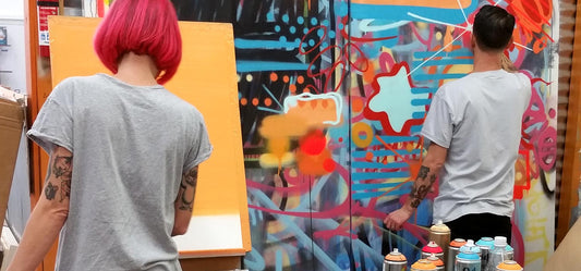 DabsMyla Hand Painted Prints for The Core Club New York