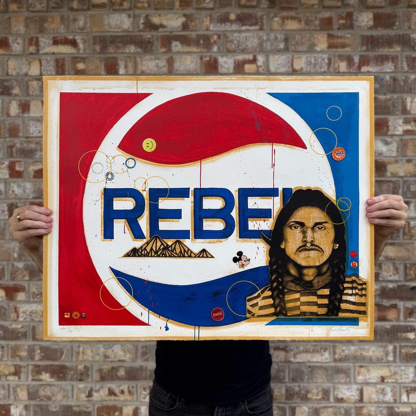 Rebel - Hand-painted Multiples