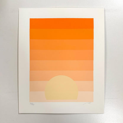 Tony Clough Orange Sunset