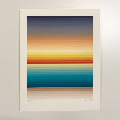 Southern Sunset in 49 Horizontal Stripes of Slightly Different Colors