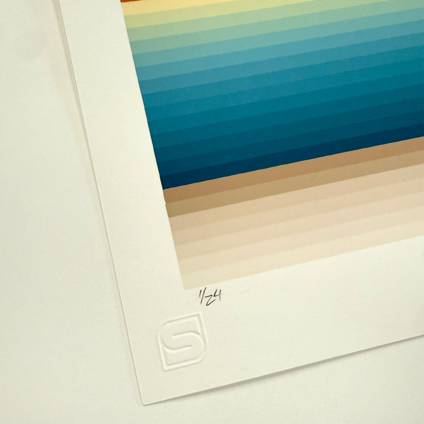 Southern Sunset in 49 Horizontal Stripes of Slightly Different Colors