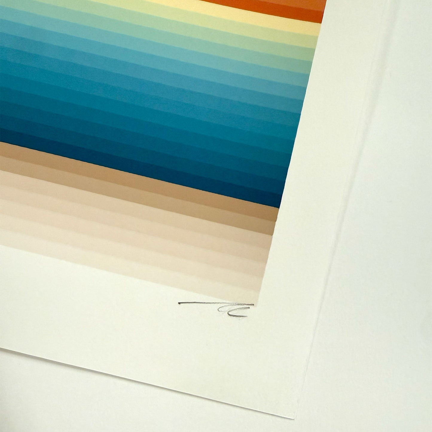 Southern Sunset in 49 Horizontal Stripes of Slightly Different Colors