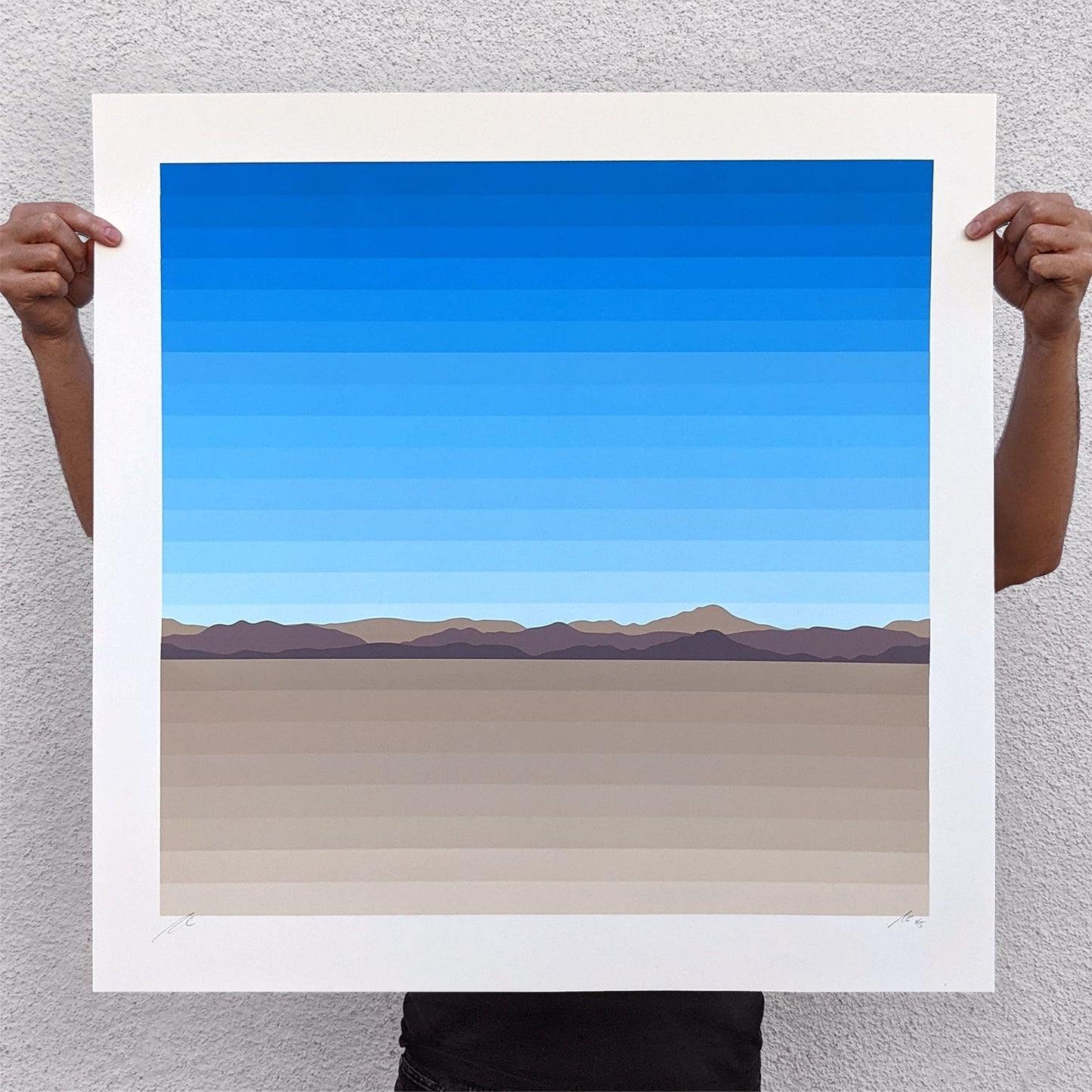 Mojave Desert in 26 Horizontal Colors