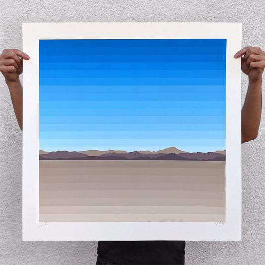 Mojave Desert in 26 Horizontal Colors
