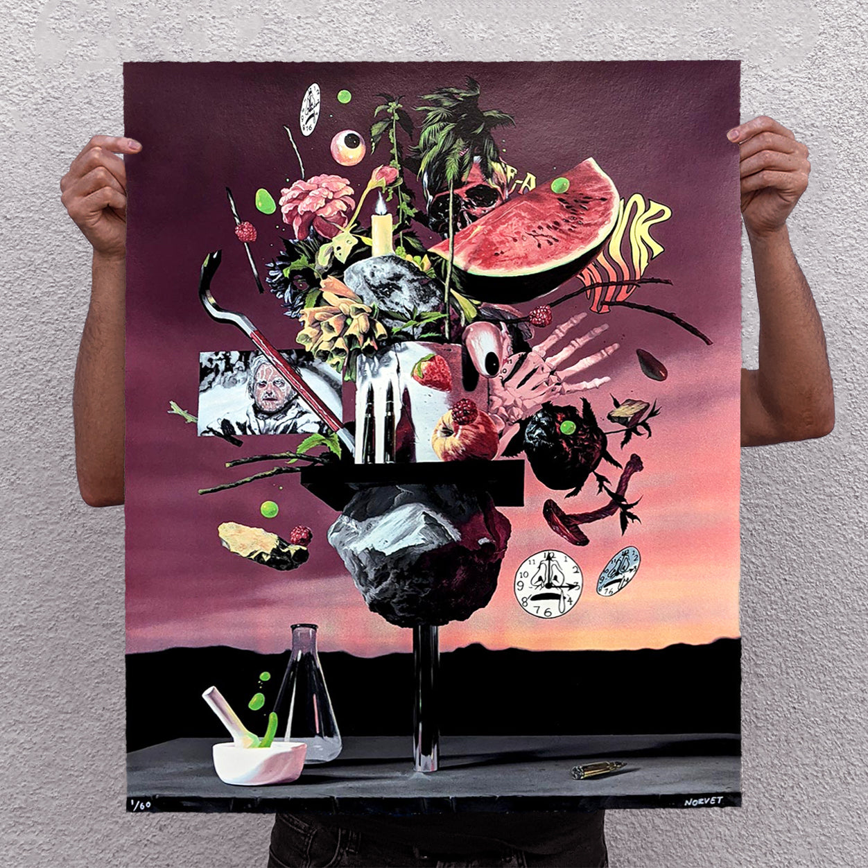 Sean Rovetti Sean Norvet Print - Self-Portrait as the Re-Animator – Serio Press