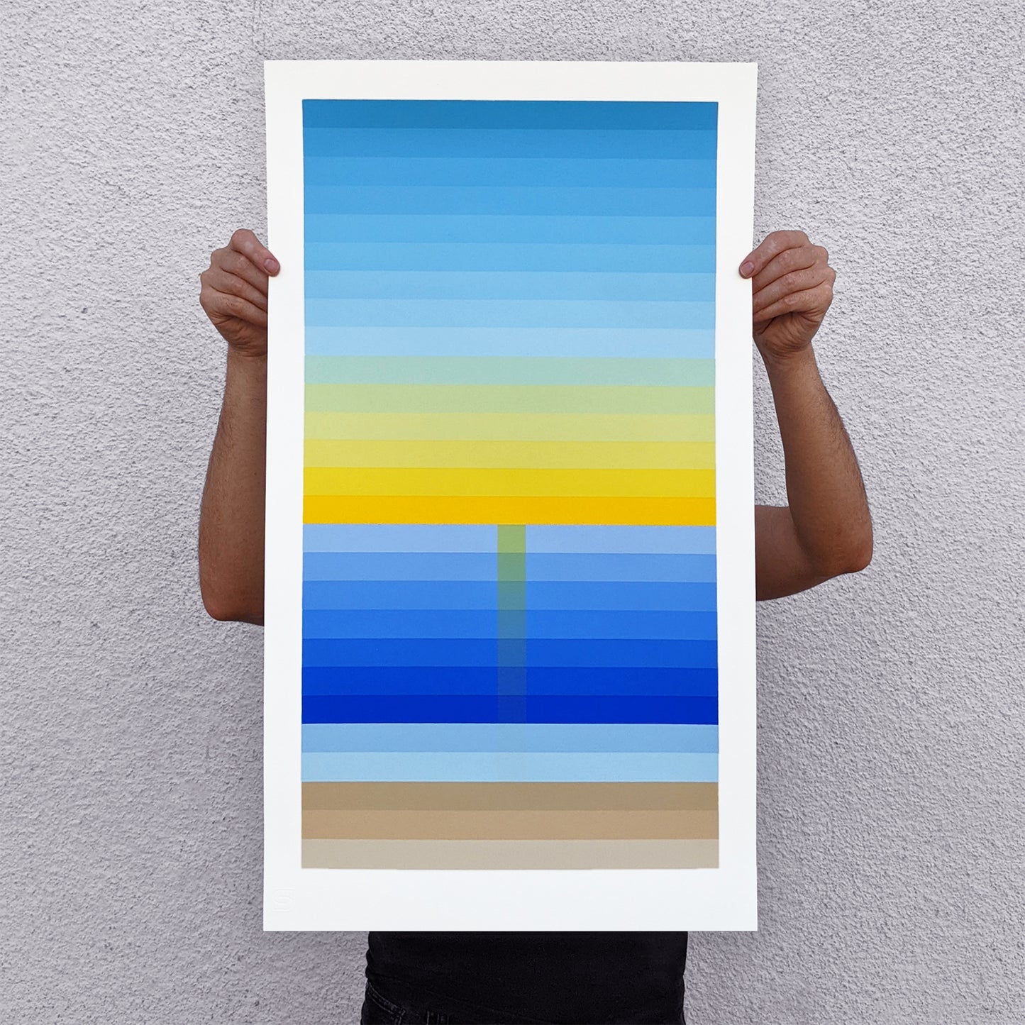 Eastern Sunrise in 28 Stripes