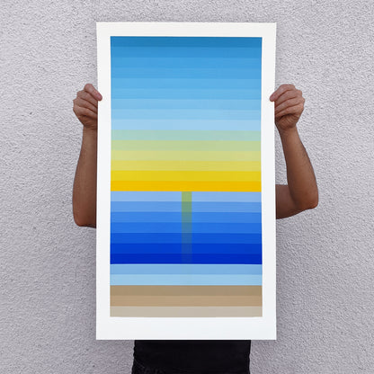 Eastern Sunrise in 28 Stripes