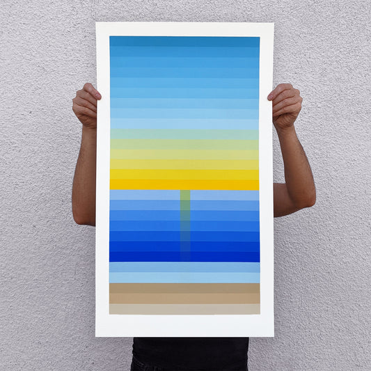 Eastern Sunrise in 28 Stripes